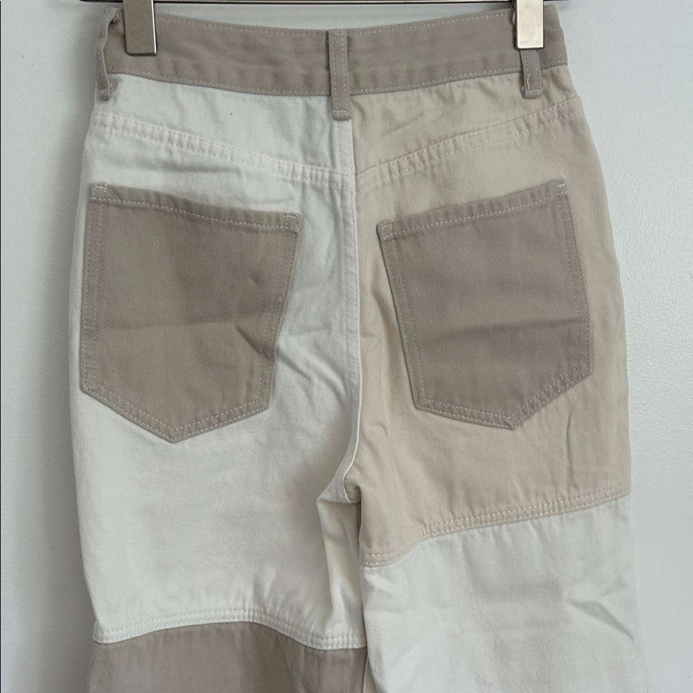 Miou Muse Colorblock Patchwork Pants - image 3